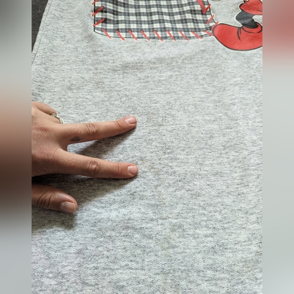 Vintage Disney Mickey Unlimited hoodie nighty lounge wear sweater medium - Picture 2 of 7